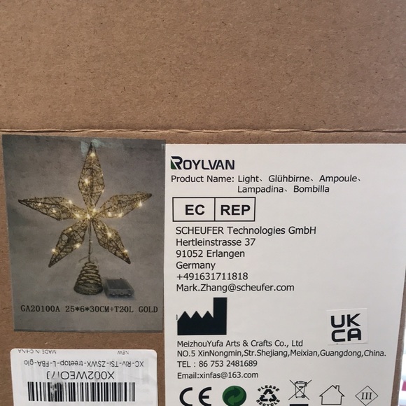 Star table topper - Picture 2 of 2